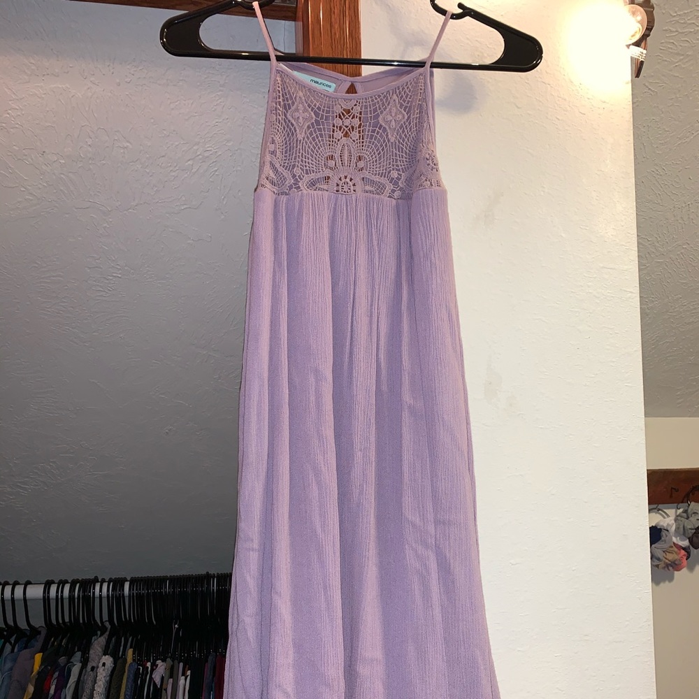 Purple, Lace dress